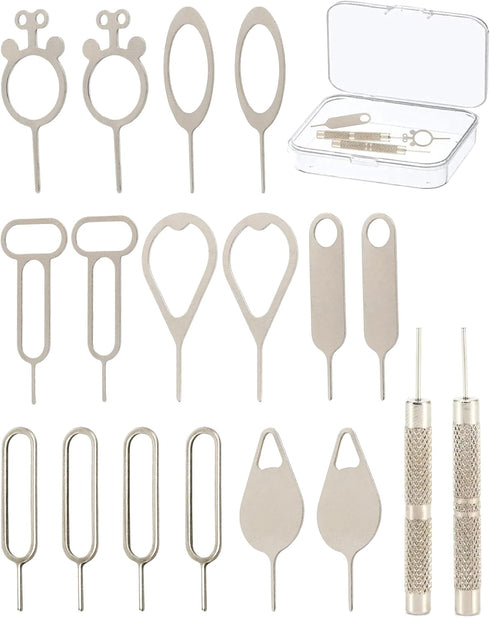 18 Pack SIM Card Ejector Tools Kit, Phone Tray Opener Pin for