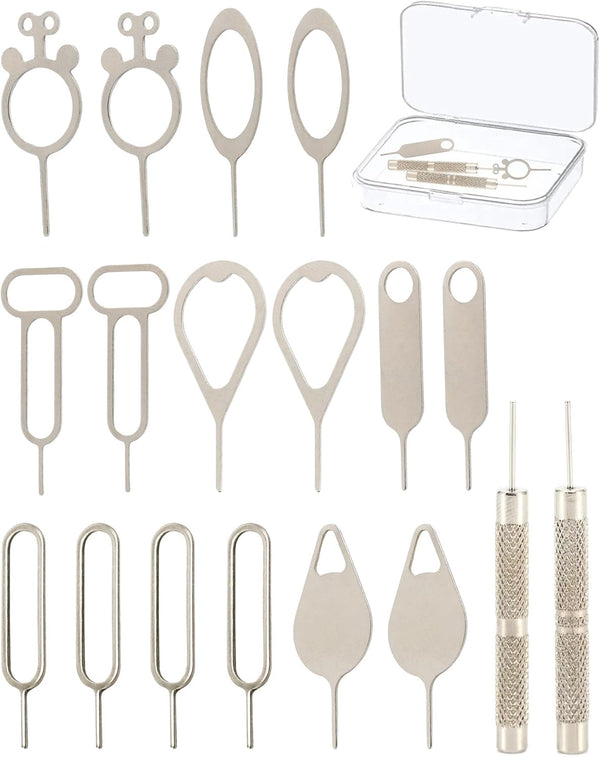 18 Pack SIM Card Ejector Tools Kit, Phone Tray Opener Pin for