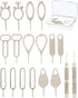18 Pack SIM Card Ejector Tools Kit, Phone Tray Opener Pin for