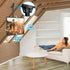 MOUNTUP Ceiling TV Mount for 24''-65'' TVs, Full Motion Height Adjustable Bracket, Holds 99lbs, Max VESA 400x400mm