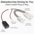 YQMAJIM Adapter,(5P Dimming DashCam Power TypeE) Compatible with Select Subaru with Auto Rearview Mirror, Built-in Hide