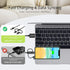 Mangotek 3-in-1 Charging Cable, Apple MFi Certified Adapter with USB A to Lightning/Type C/Micro USB Connectors