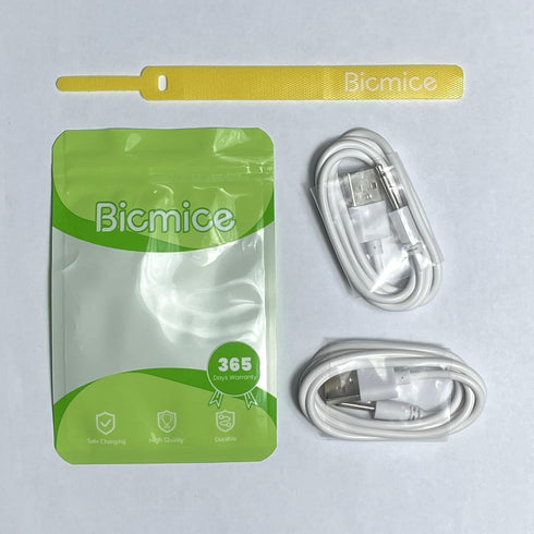 Bicmice 2.7Ft Fast Charger Replacement Cord - 2 Pack, USB DC Charging Cable 2.5mm
