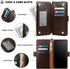 Antsturdy 11 11 6.1",Coffee Compatible with iPhone Wallet Case,RFID Blocking PU Leather Phone Case Women Men Flip