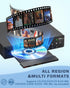SHIWAKOTO 1080P DVD Players for TV with HDMI, All Region Free DVD Player for Smart TV, HDMI and RCA Cables & Remote