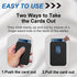 Magnetic Card Holder Wallet for iPhone 15/14/13/12 Series with Magsafe, Leather Wallet for iPhone 15 Pro/Pro Max