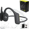 FlowMotion M1 Open-Ear Swimming Headphones Bluetooth Bone Conduction Headphones, 32GB MP3 Player,