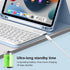 New Keyboard Case for iPad 10th Generation 2022 10.9 Inch, Smart Case with Detachable Wireless Bluetooth Keyboard, Soft