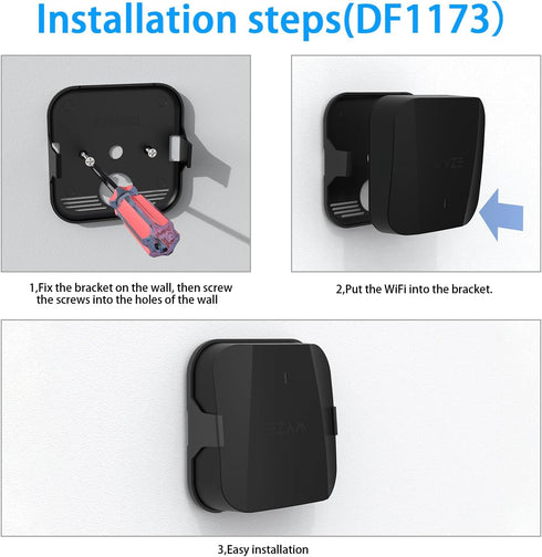 HOLACA 6E Wall Mount for Wyze Wi-Fi Mesh Router Pro Holder Easy Installation Wall Mount Stand Bracket