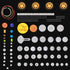 78 Set PCS Plastic Gear Kit Motor Gears Accessories Single Double Reduction Gear for Motor Car Robot with Axle Wheel
