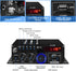 Bluetooth 5.0 Audio Power Amplifier AK-380 - 400W+400W 2.0 CH HiFi Stereo Amp Receiver with USB, SD, AUX, Remote