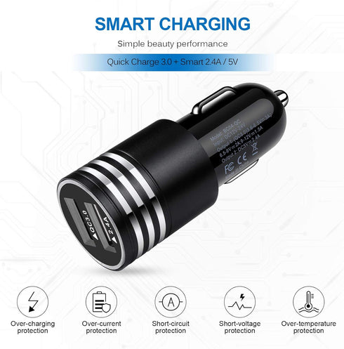 USB Type C Fast Charger for Moto G Power 2024/G Stylus 2023/G Stylus 5G 2022 with Quick Charge 3.0 Adapter