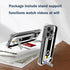 Retro Cassette Tape Phone Case for 15 Pro Max 6.7in, Slim Drop Protection Cover with Stand - Color Cassette Tape