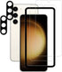 Samsung Galaxy S23 5G Easy Alignment Frame, 2-Pack Tempered Glass Screen Protector & Camera Lens Protector Film.