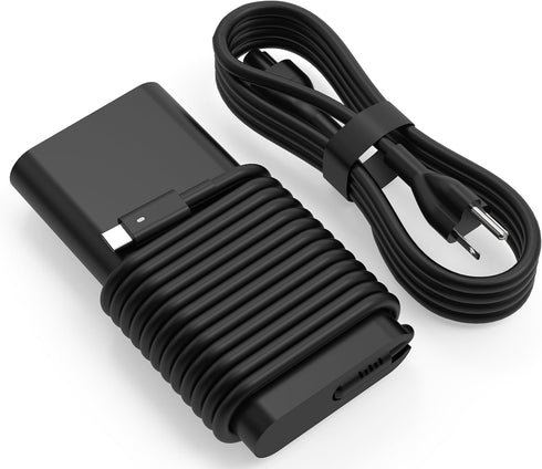 Replacement New Dell 90W USB C Type C Slim AC Adapter for Dell Latitude 3400, 3500, 5289, 5300 2in1, 7400 2in1