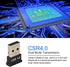 ASHATA CSR4.0 Mini USB Bluetooth Adapter, Wireless Dongles Receiver for Windows Mouse, Keyboard, Headset