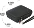 khanka Hard Travel Case Replacement for Canon PowerShot ELPH 180/190/360 Digital Camera in Black