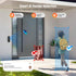 GridTera 2-Way 2.4G Smart Video Doorbell Camera Wireless, AI Human Detection and Instant Alerts, Night Vision, Audio