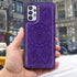 Harryshell Detachable Magnetic Zipper Wallet Case for Samsung Galaxy A32 5G, Purple Flower