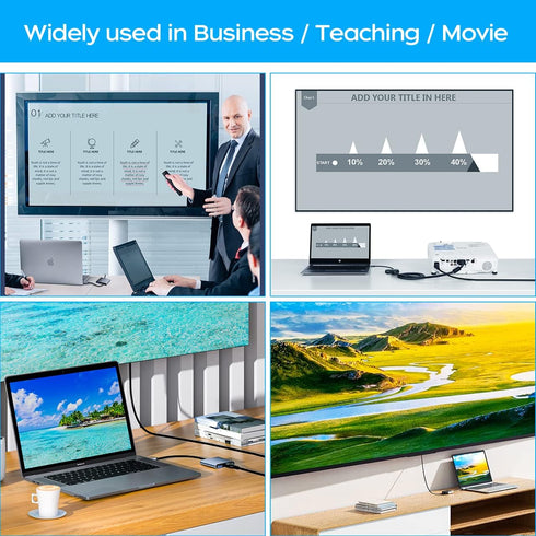 USB C to HDMI Multi-Port Adapter, Digital AV Adapter with 4K HDMI & USB 3.0 & 87W Type C