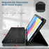 TopPerfekt Bluetooth Keyboard Case for iPad 10th Gen 10.9-inch (2022) with Screen Protector, Black Leopard