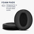 kwmobile Ear Pads for Sennheiser HD450BT / HD350BT, 2X Replacement Earpads, Black