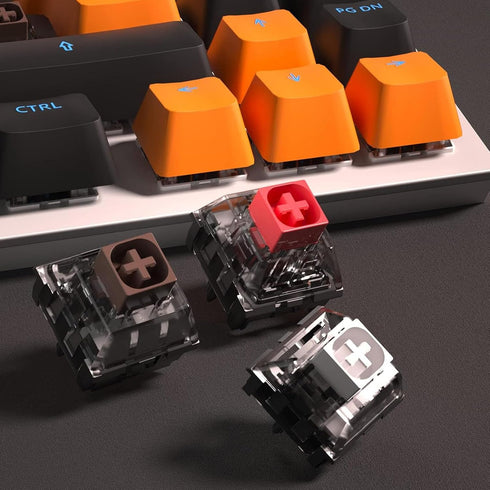 Kailh Box White V2 Clicky Switch - 5 Pin 45gf Dustproof Gaming Typing Switch for MX Mechanical Keyboards (72pcs)