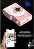 48MP 1080P 8X MP3 ZJchao Retro Compact Digital Camera HD Video Digital Zoom with Player Filters Frames LCD Screen