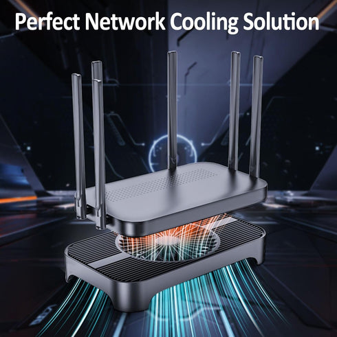 Network Devices Cooling Solution USB Fan, Airflow 65.8CFM 5V USB Quiet Fan, Computer Fan Portable USB Fans Compatible for Router TV Receiver DVR Playstation Xbox Computer Cabinet Cooling