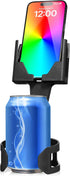 Cup Holder Phone Holder, Phone Mount for Car and Truck, Smartphone Car Accessories, iPhone 16, Google, Samsung, Black