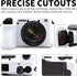 Easy Hood Camera Case for Sony Alpha 6700, Soft Silicone Protective Cover, Anti-Scratch Slim Fit Body Skin Protector