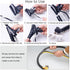 Black Cable Wire Organizer Cord Sleeve, 5 Feet EZ Cable Sleeve Bundler for Home & Office Management