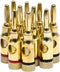 Monoprice 109437 Gold Plated Speaker Banana Plugs – 5 Pairs, Open Screw Type for Home Theater and Wall Plates