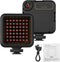 Mini IR Night Vision Light for Video Camera, Built-in Rechargeable Battery with 3 Cold Shoe Mounts