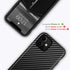 Tasikar Compatible with iPhone 11 Case, Carbon Fiber Leather Design with TPU Bumper, Premium Hybrid Case (Black)