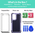 Jeylly Heavy Duty Shockproof Case for Samsung Galaxy A52 / A52 5G / A52s 5G, Purple