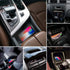POLMXS Wireless Charger Car Charging Pad - 15W Fast Non-Slip Phone Charger Compatible with iPhone and Galaxy Models
