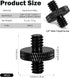 Thrymme 4 1/4" 1/4" Pcs Camera Tripod Screw, Male to Male Threaded Tripod Screw Tripods Nut Connectors, Double Sided