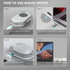 Mouse Jiggler, Undetectable Mouse Mover Device with USB Cable and USB C Adapter, Keep PC Screen Active