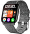 Lamshaw Breathable Nylon Woven Fabric Strap for Popglory P66 Smart Watch, Compatible with MorePro H56/LESIDO CS08