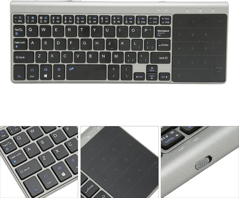 Zyyini 2 in 1 Portable Keyboard with Touchpad, Numeric Keypad, QWERTY Layout for Notebooks and Computers