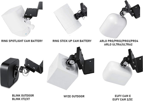 Wasserstein Door Mount for Arlo HD/Pro/Pro2/Pro3/Pro4/Pro5S/Ultra/Ultra2/Essential, Blink Outdoor/XT2, Ring Cam