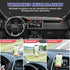 Dashboard Bling Phone Holder - Universal Car Mount for Windshield and Air Vent, Silver
