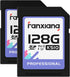 fanxiang 128GB SDXC Memory Card SD Card, UHS-I, C10, U3, V30, Full-HD &