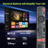 XGBFH 4K Replacement Backlit Remote Control for TCL Google Smart TV, for TCL UHD LED QLED MiniLED Smart TVs (