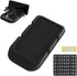 Surosha Car Dashboard Cell Phone Holder, Double-Groove Sticky Anti-Slip Gripping Gel Pad with