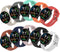 Bands for Xiaomi Mi Smartwatch, 10 Pack Soft Silicone Strap Replacement Wristbands for Men Women