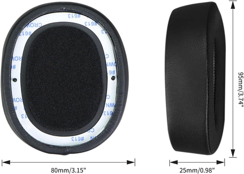 Cooling Gel Replacement Earpads for JBL Everest-710 Over-Ear Wireless Bluetooth Headphones, High-Density Foam (Black)