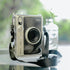 Rieibi Clear Protective Case for Fujifilm Instax Mini Evo Instant Camera, Hard Carrying Case with Shoulder Strap