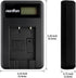 EN-EL19 LCD USB Charger for Nikon Coolpix S33, S7000, S6900, S2800, and More, Black EN-EL19-L